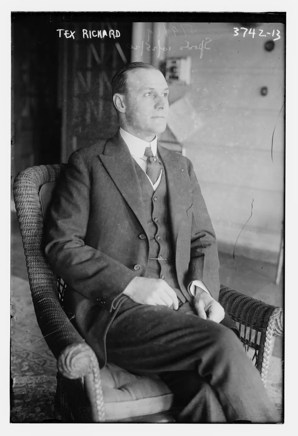 Portrait of boxing promoter Tex Rickard