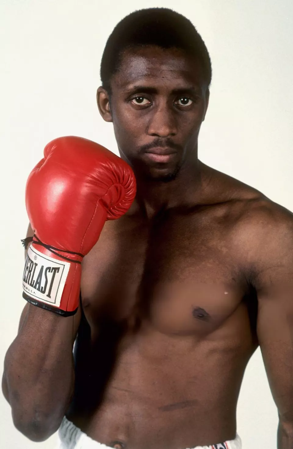 Portrait of boxer Thomas Hearns in 1981