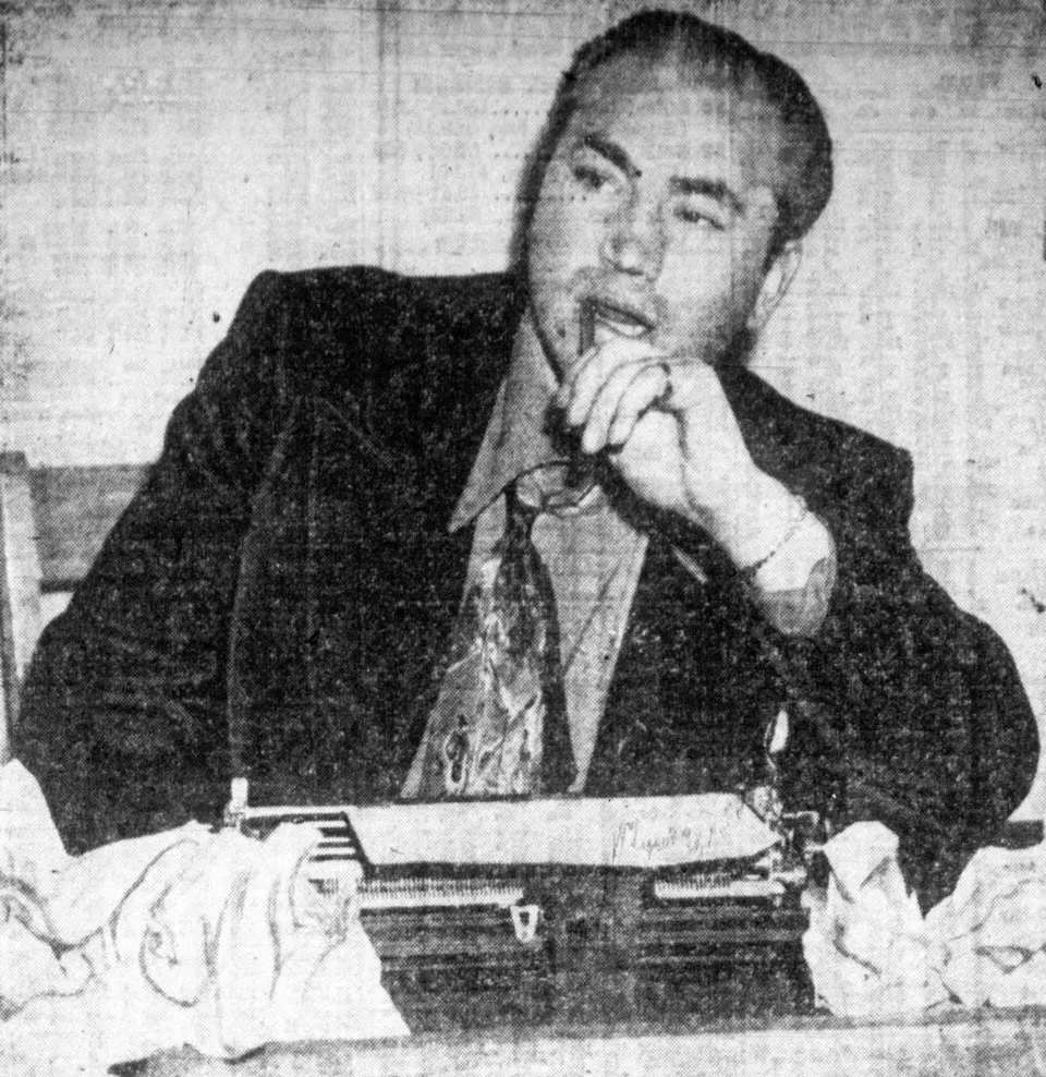 Tony Canzoneri photographed in 1945