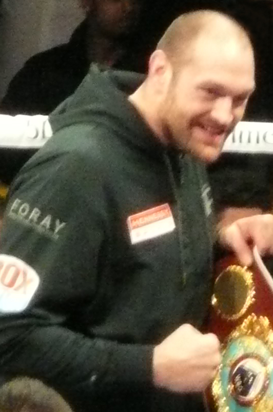Tyson Fury photographed at the Copper Box Arena in London