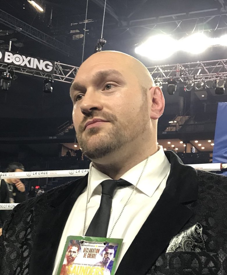 Portrait of heavyweight boxer Tyson Fury