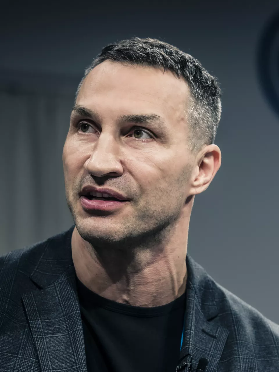 Wladimir Klitschko speaking at the Munich Security Conference in 2023