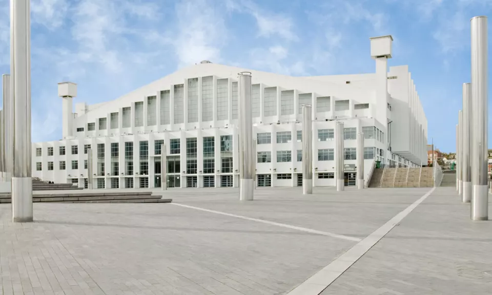 Exterior of Wembley Arena in London