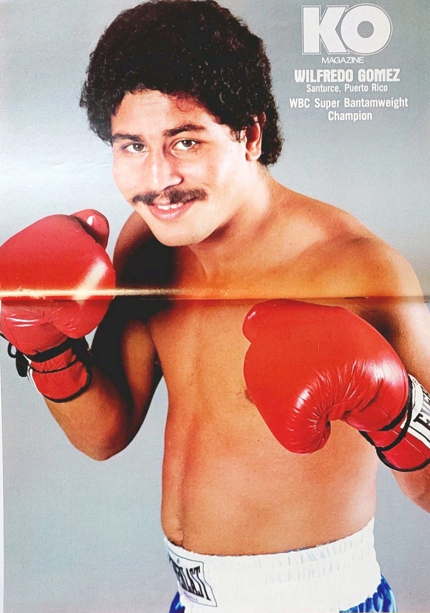Puerto Rican boxer Wilfredo Gómez