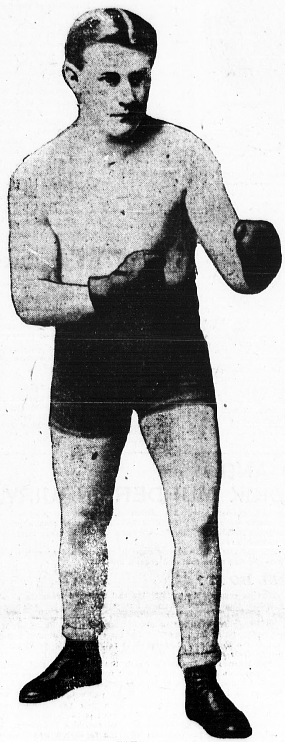 Portrait of boxer Young Corbett II